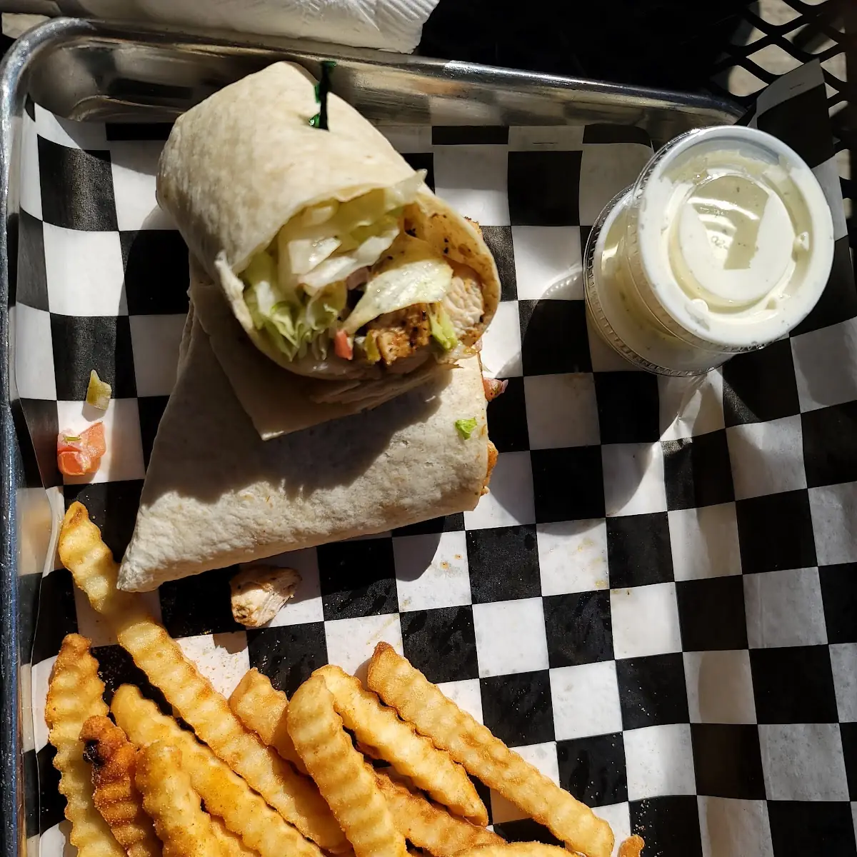 Cajun Chicken Wrap