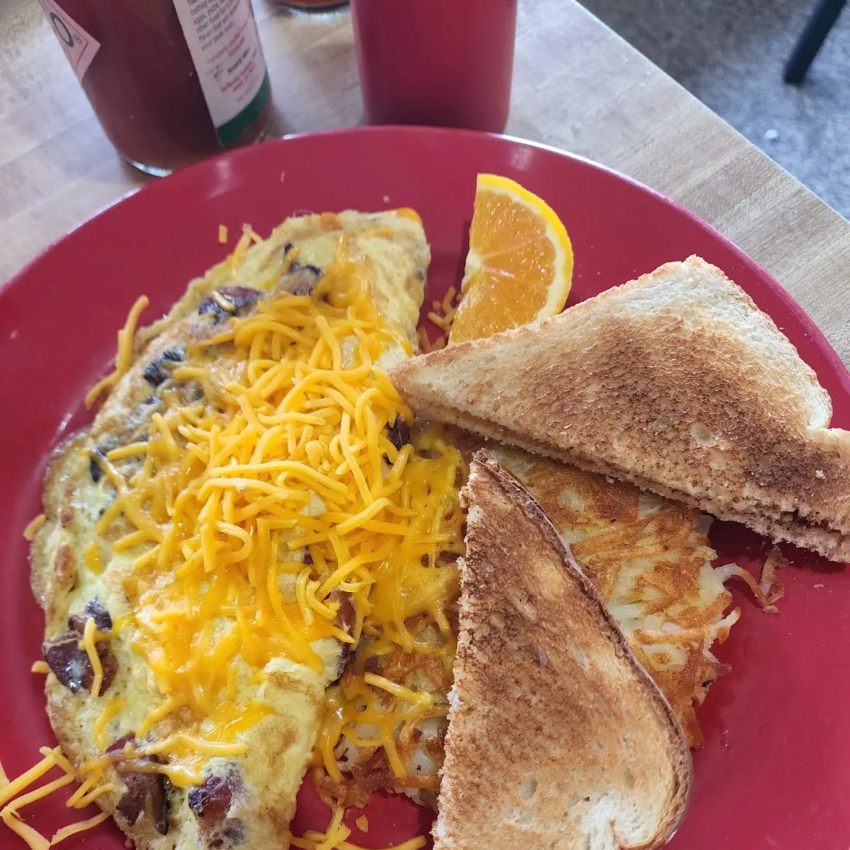 Bacon and Cheese Omelette
