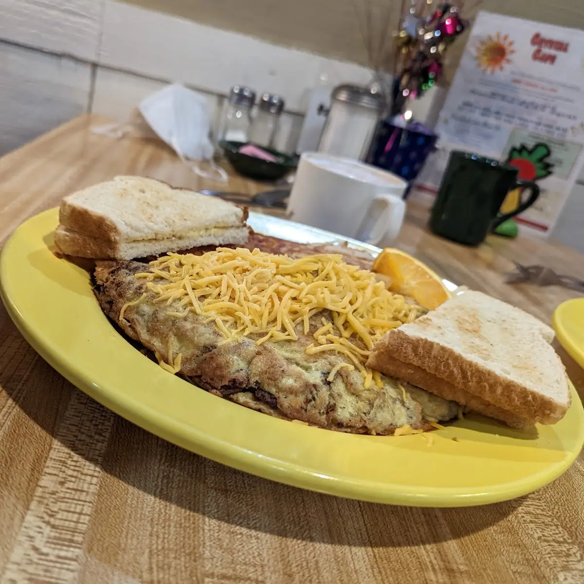 Sausage and Cheese Omelet