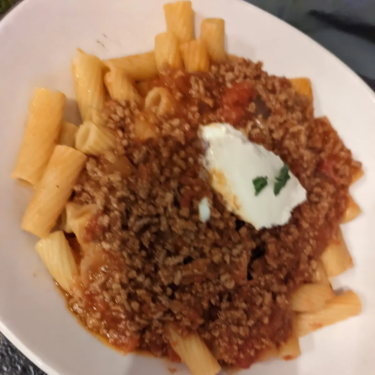 Rigatoni Bolognese