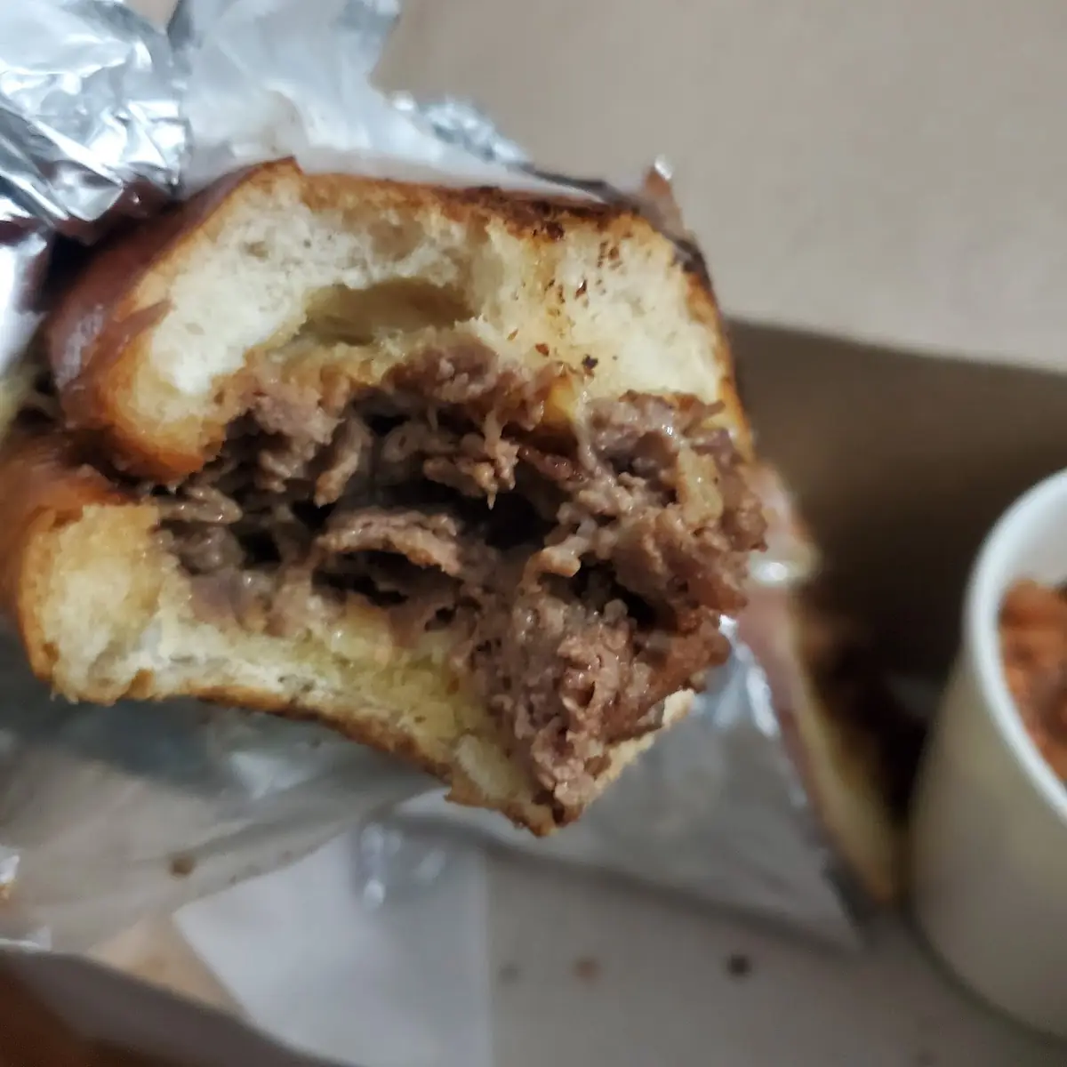 Cheesesteak Sandwich Monterrey Jack