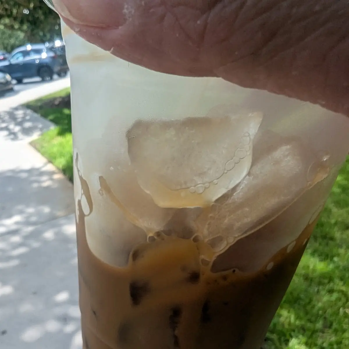 Vietnamese Iced Coffee Half Drank