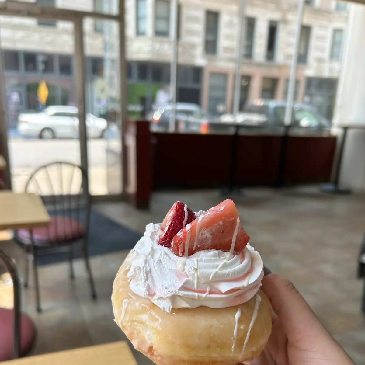 Strawberry Cheesecake Donut