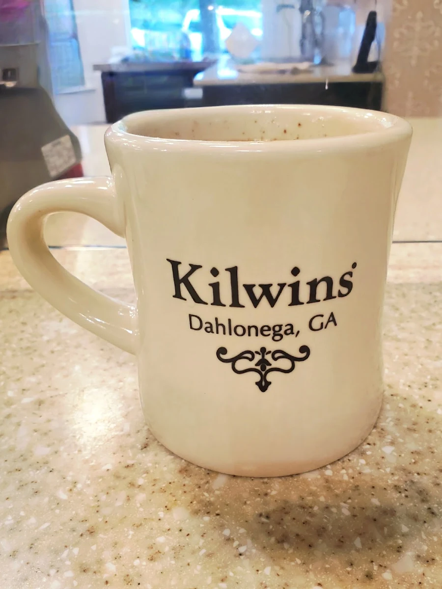 Coffee with Almond Milk and Chocolate