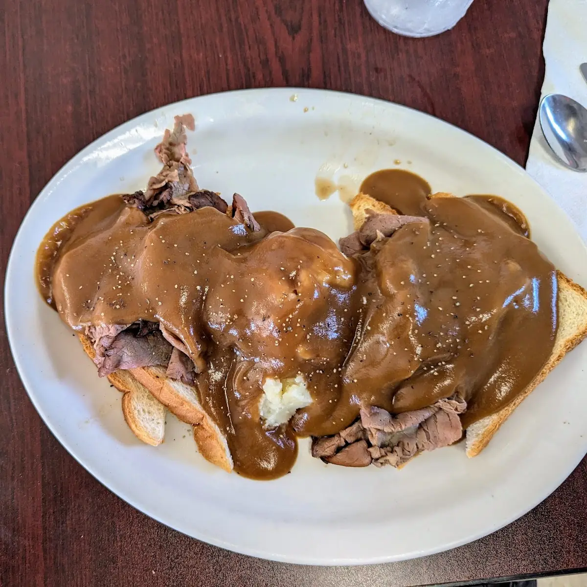 Open Face Roast Beef