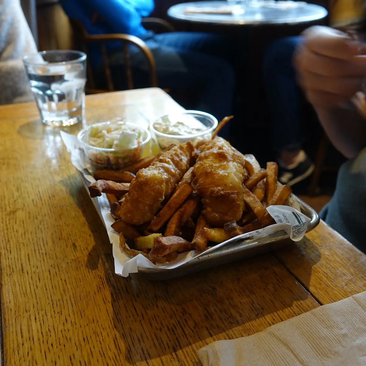 Line Caught Alaskan Cod Fish & Chips