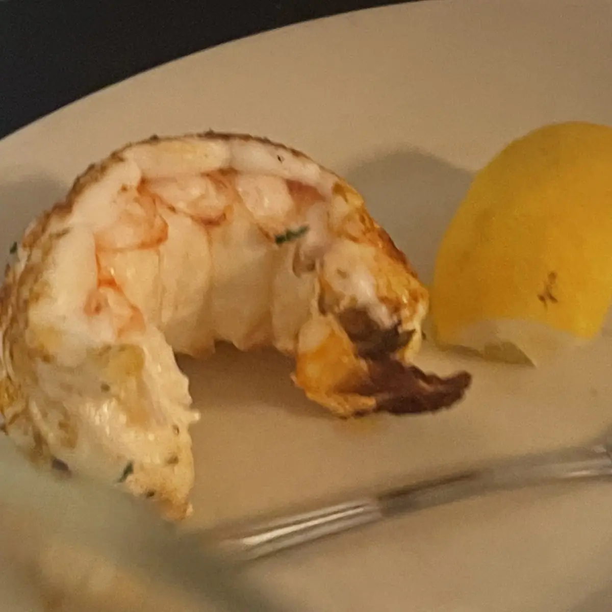 Lobster Tail Drenched in Butter