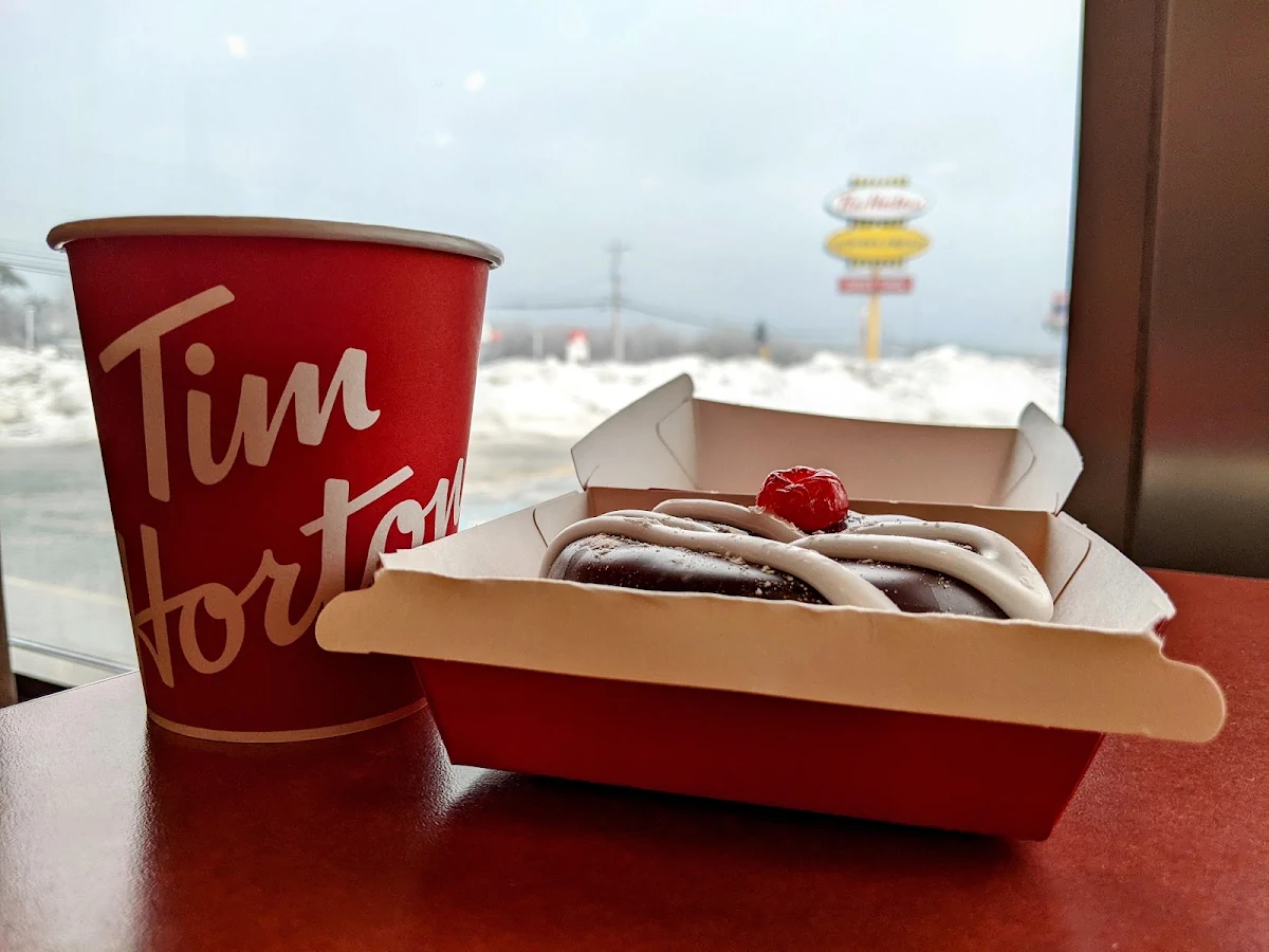 Black Forest Filled Ring Dream Donut, Tim Hortons