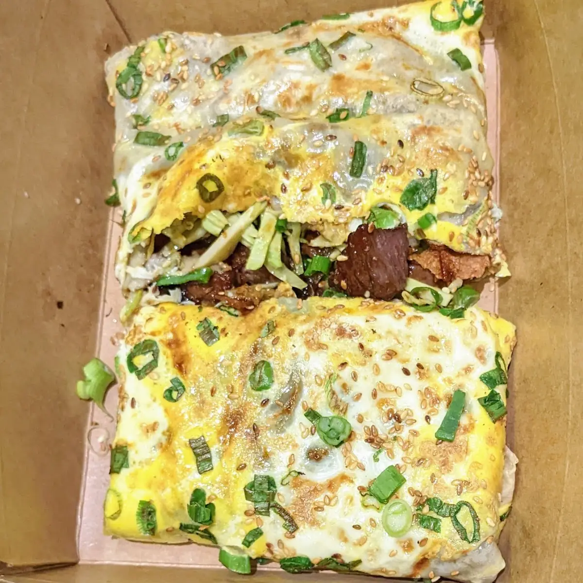 BBQ Beef Chinese Crepe