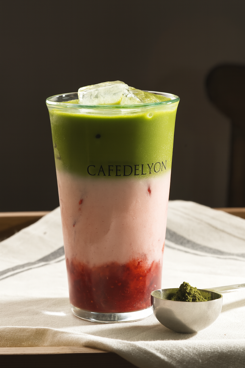 Strawberry Matcha Latte