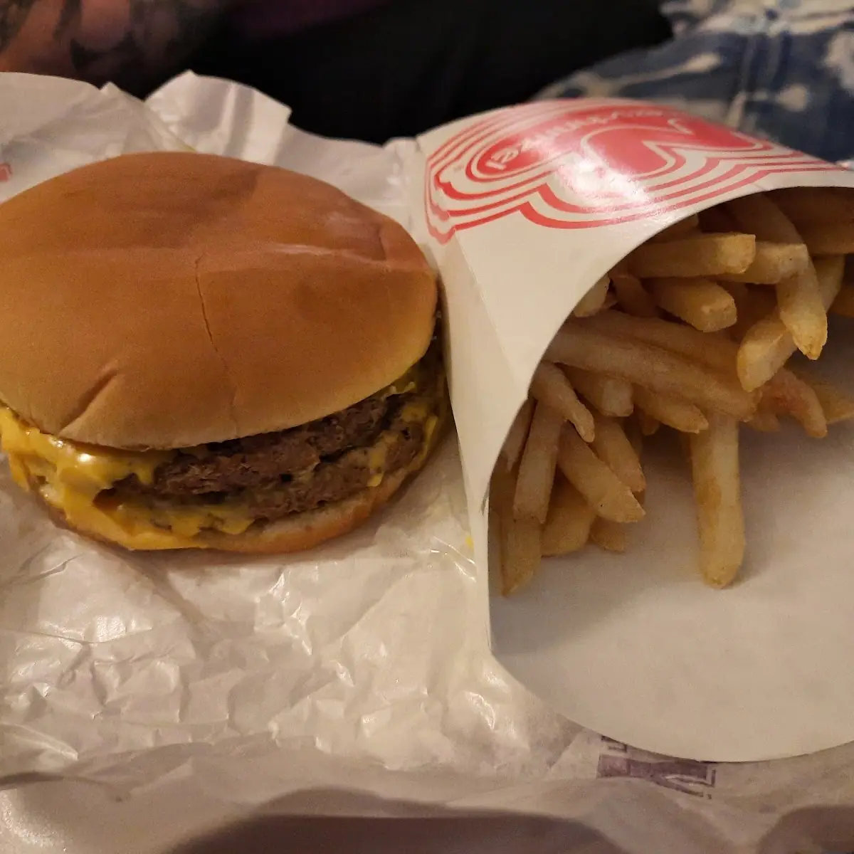 Double Cheeseburger & Fries