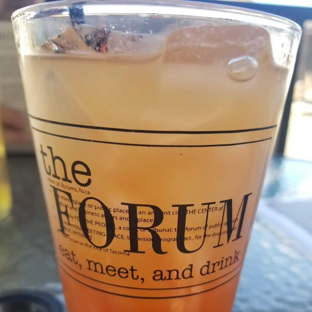 Vodka Pineapple Juice and a Slash of Cran