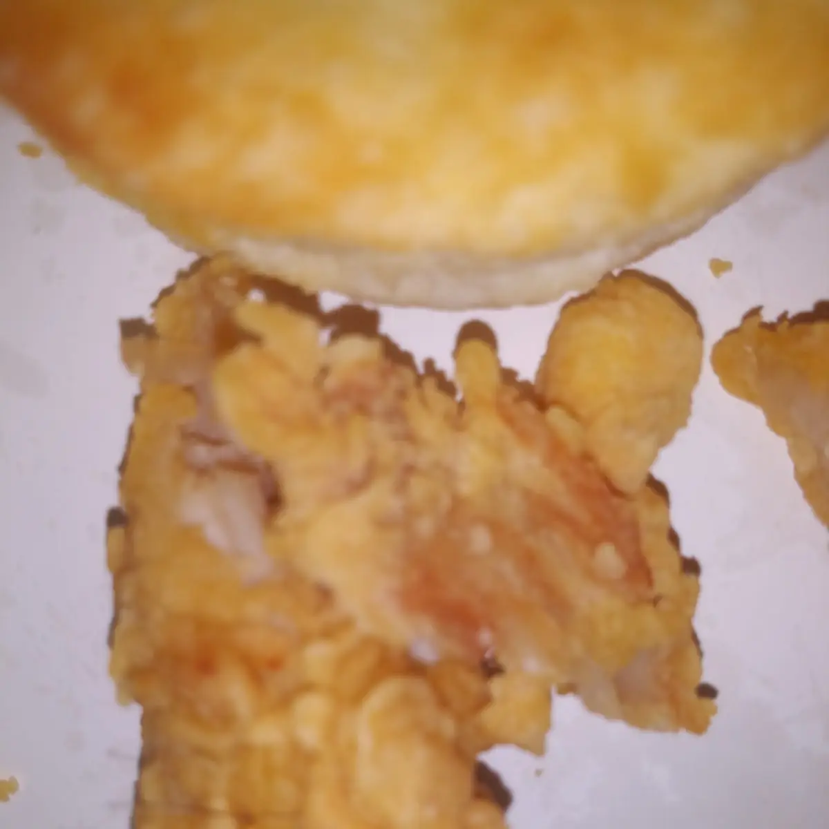 Chicken Tenders with Hair on It Bottom Left