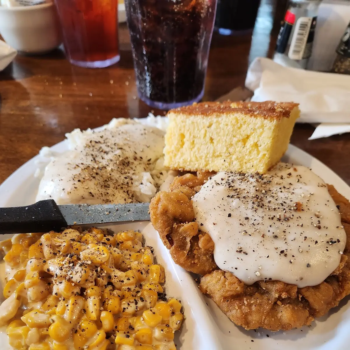 Chicken Fried Steak and Eggs