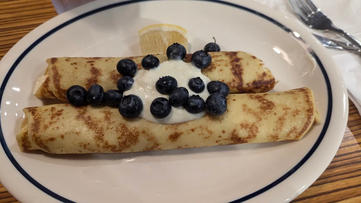 Blueberry Lemon Crepe