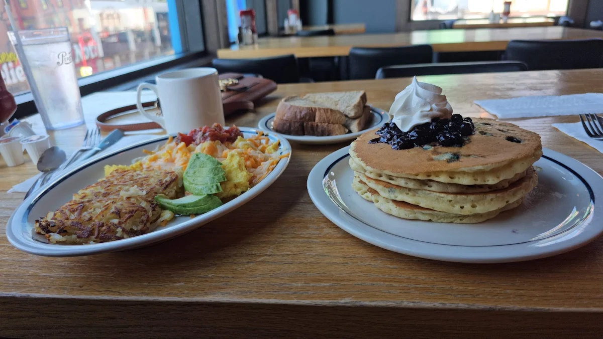 Double Blueberry Pancakes