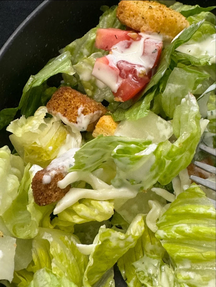 Salad with Ranch Dressing