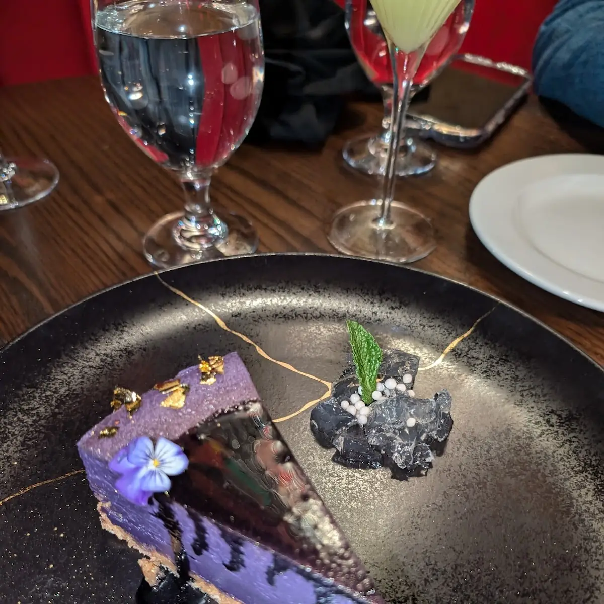 Ube Cheesecake Slice