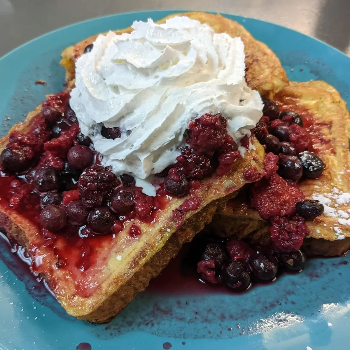 French Toast with Mixed Berries