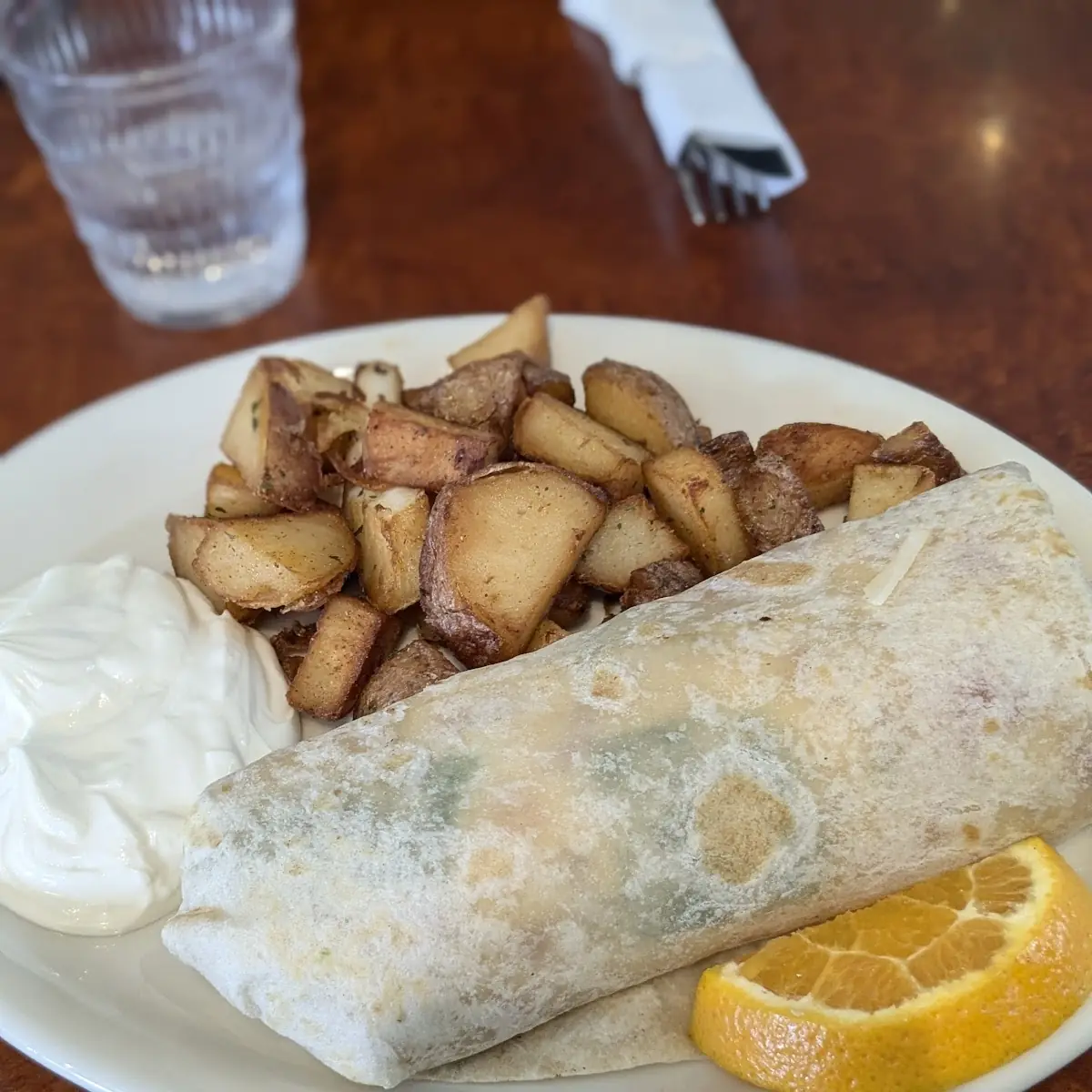 Bean and Cheese Burrito with Fries