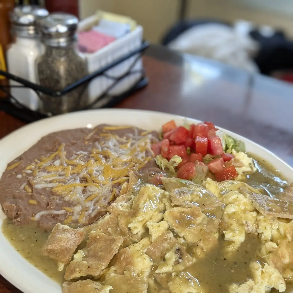 Chilaquiles with Salsa Verde