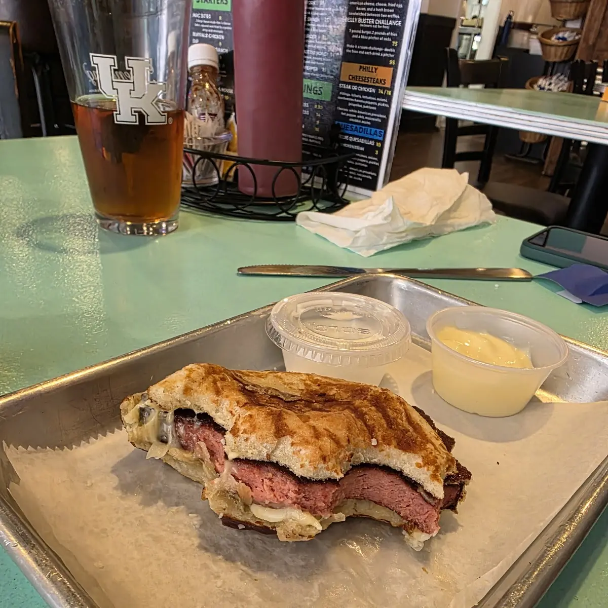 Fried Bologna Sandwich