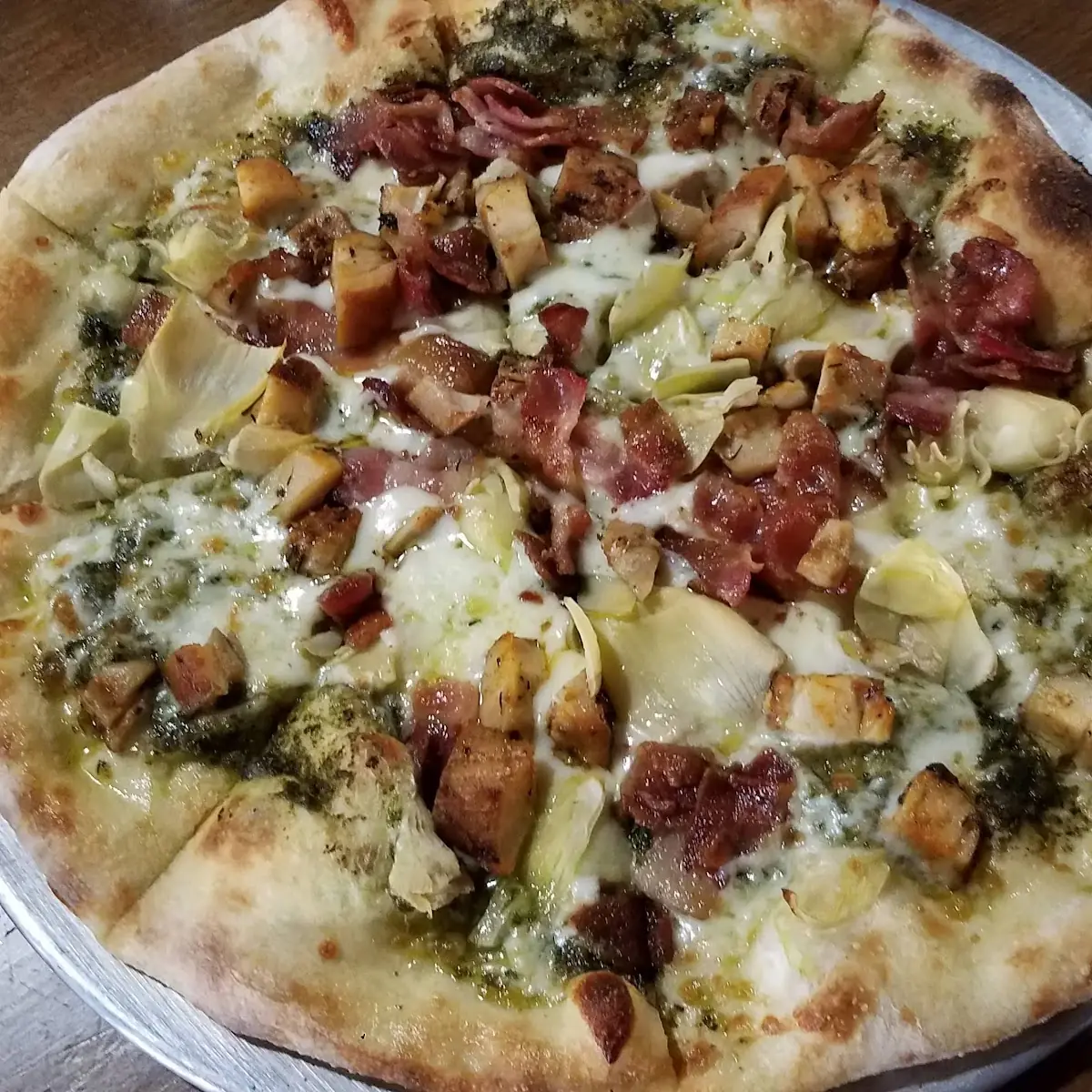 Chicken Artichoke Pizza