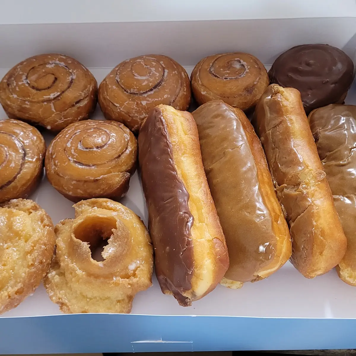 Old Fashioned Donuts Long Johns with Persian Donuts