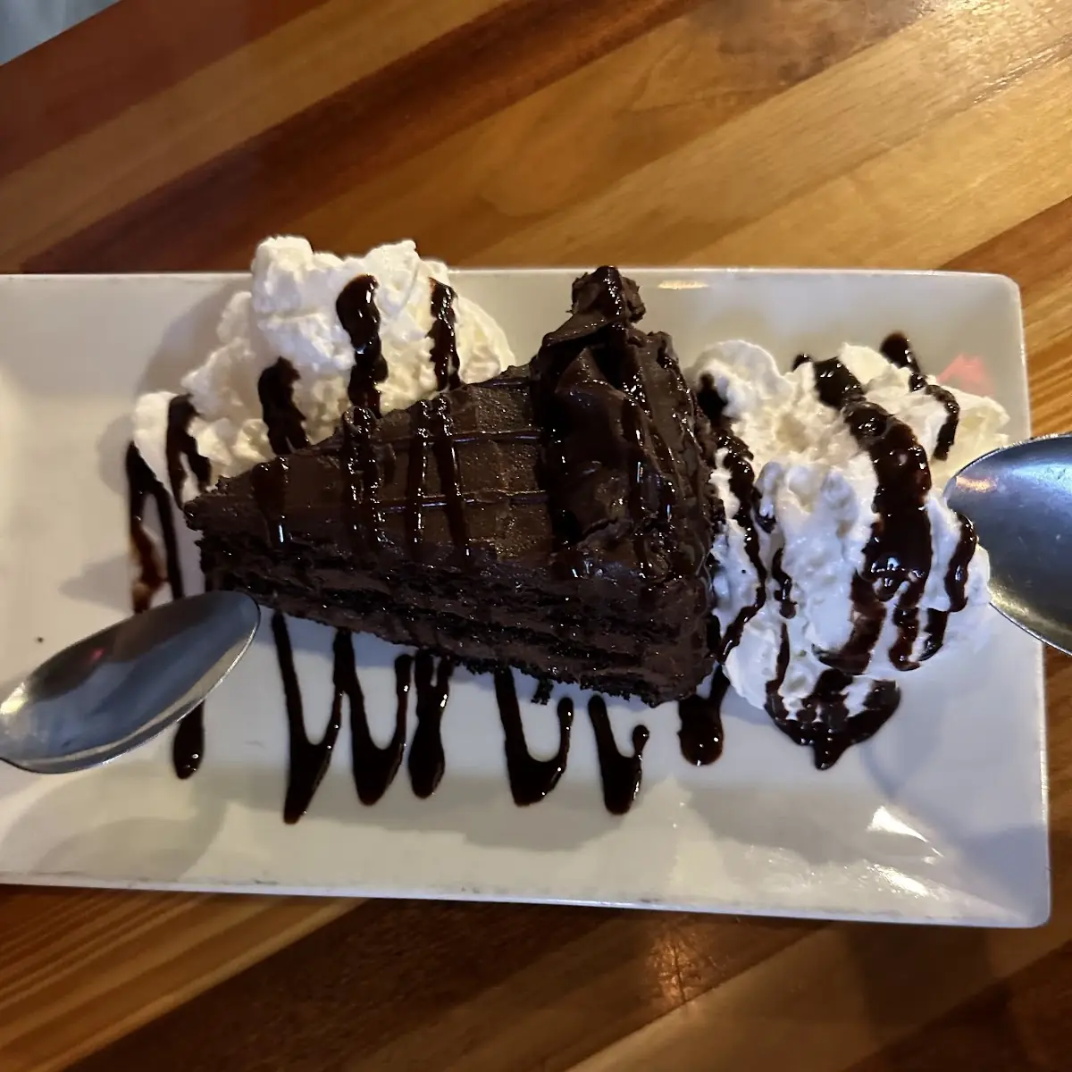 Chocolate Mousse Cake Slice