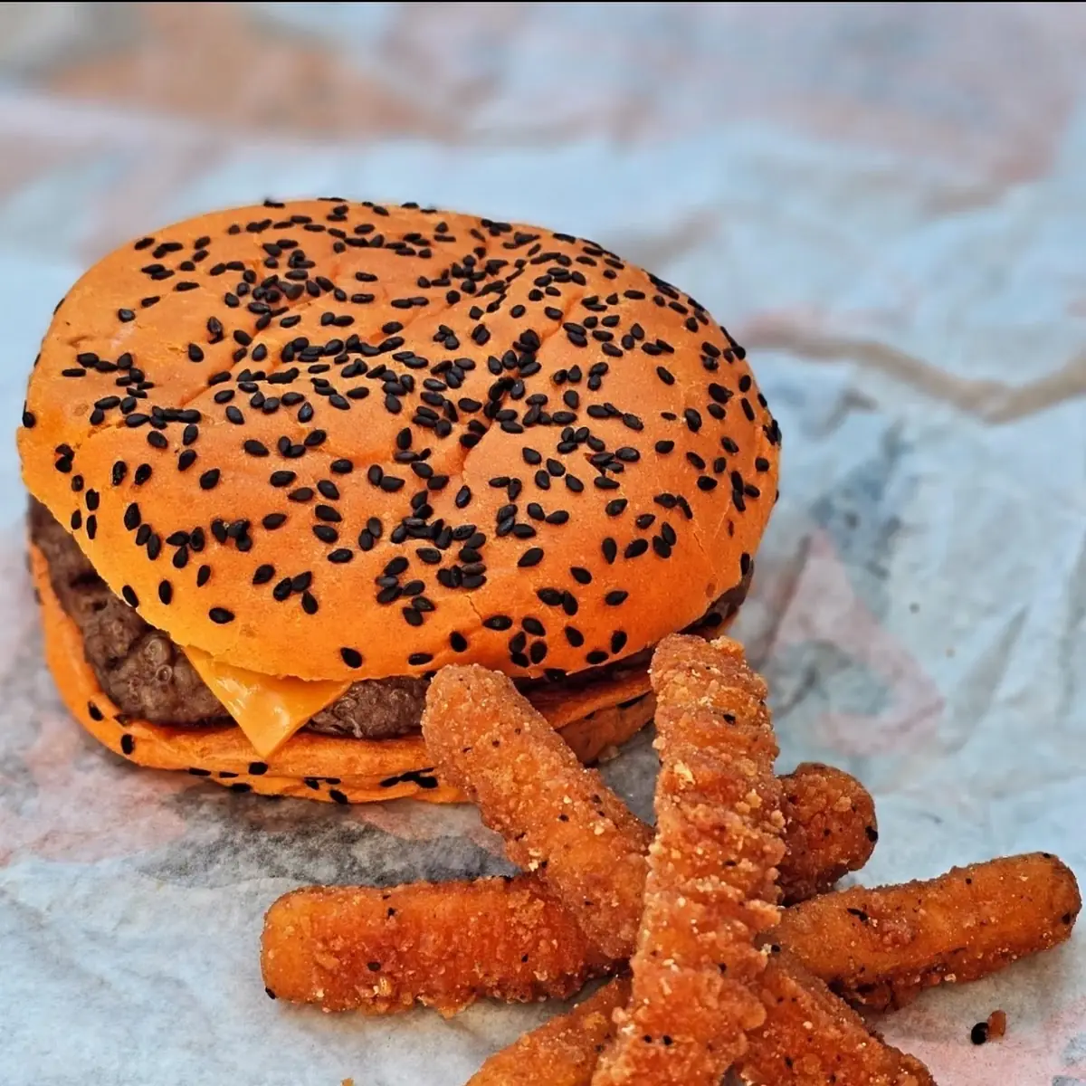 Ghost Pepper Whopper with Ghost Pepper Chicken Fries