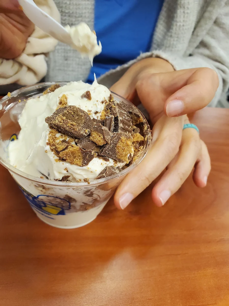 Vanilla Custard with Reese Topping