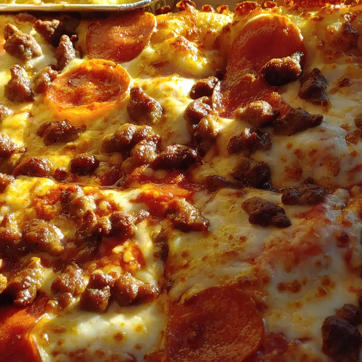 Pepperoni an Ground Beef