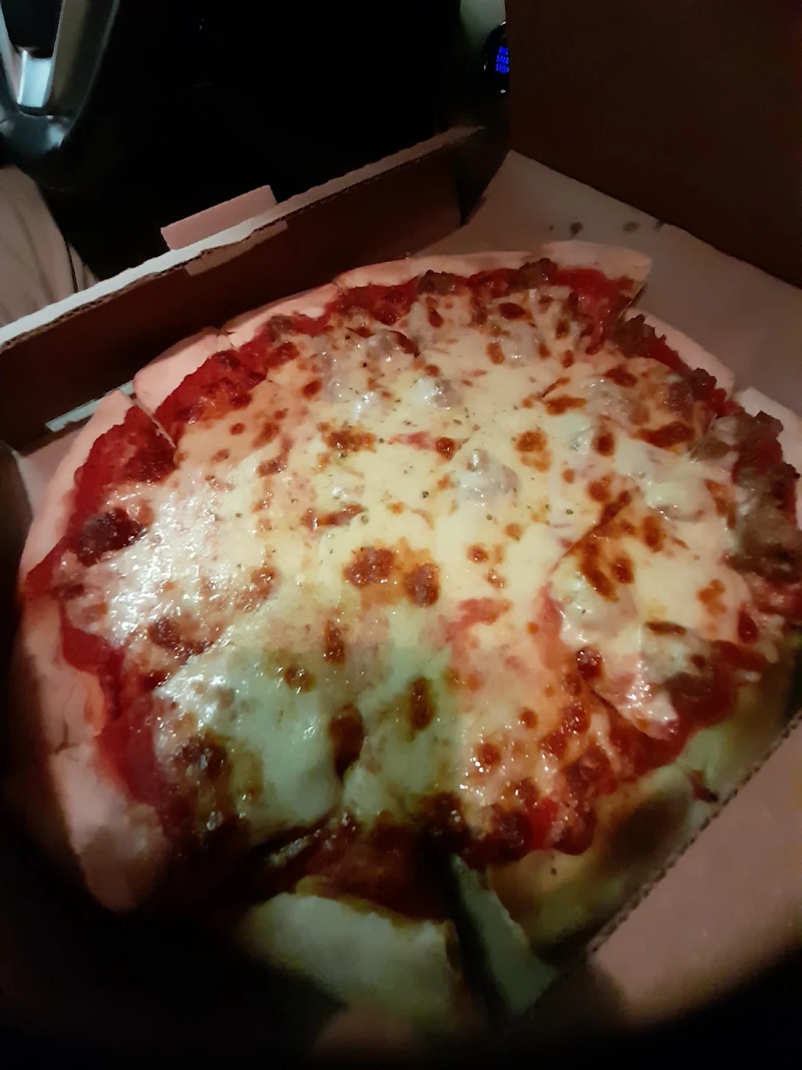 Medium Pizza Half Sausage Half Cheese
