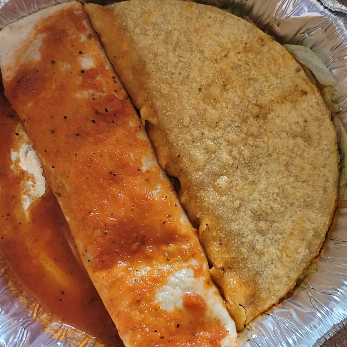 Kids Meal Burrito and Taco