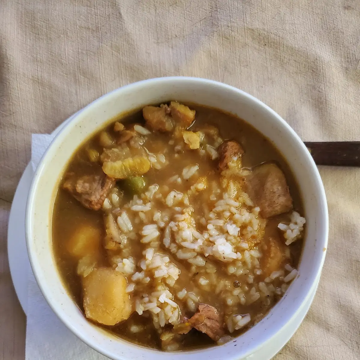 Sancocho with White Rice