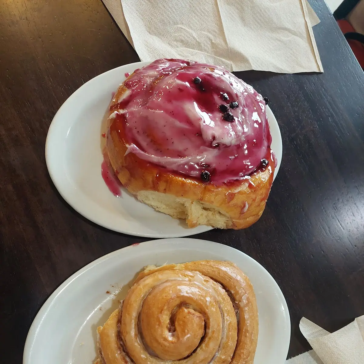 Huckleberry Cinnamon Roll