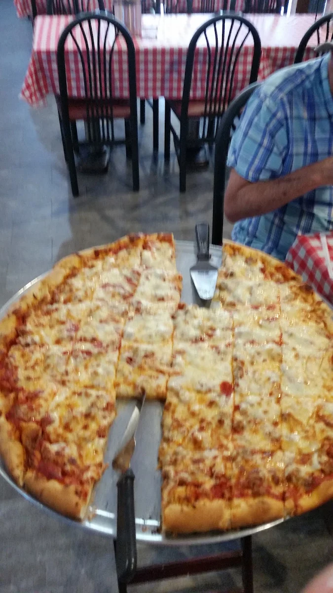 Sausage and Cheese Pizza