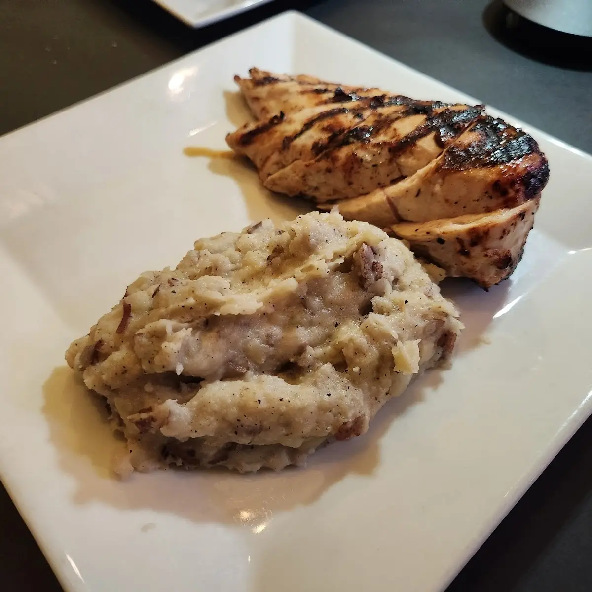 Chophouse Chicken with Garlic Mashed Potatoes