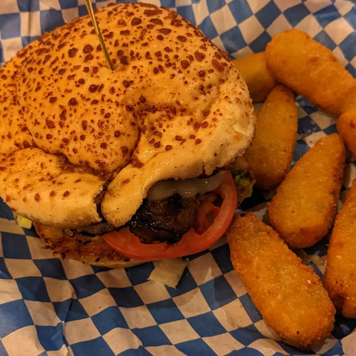Mushroom Swiss Burger