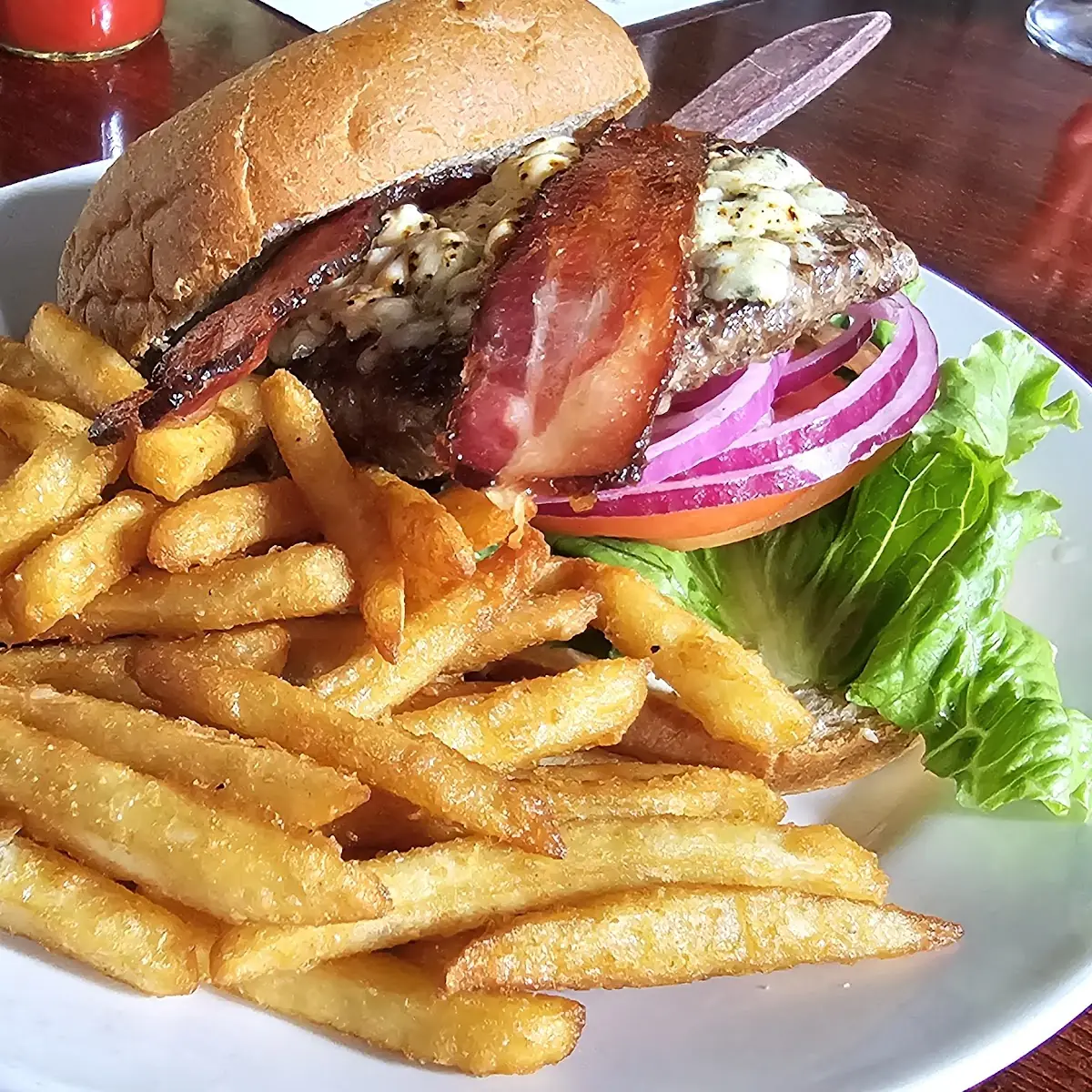 Bacon Bleu Cheese Burger