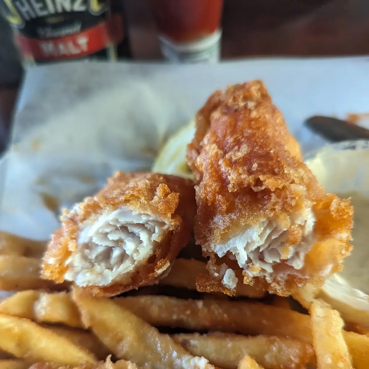 Fish and Chips Beer Battered Mahi Mahi