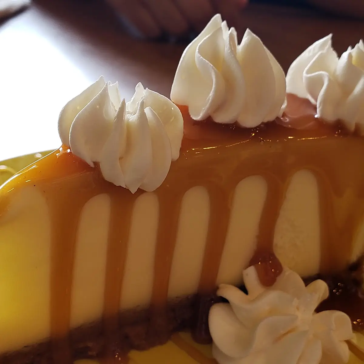 Caramel Cheesecake Slice