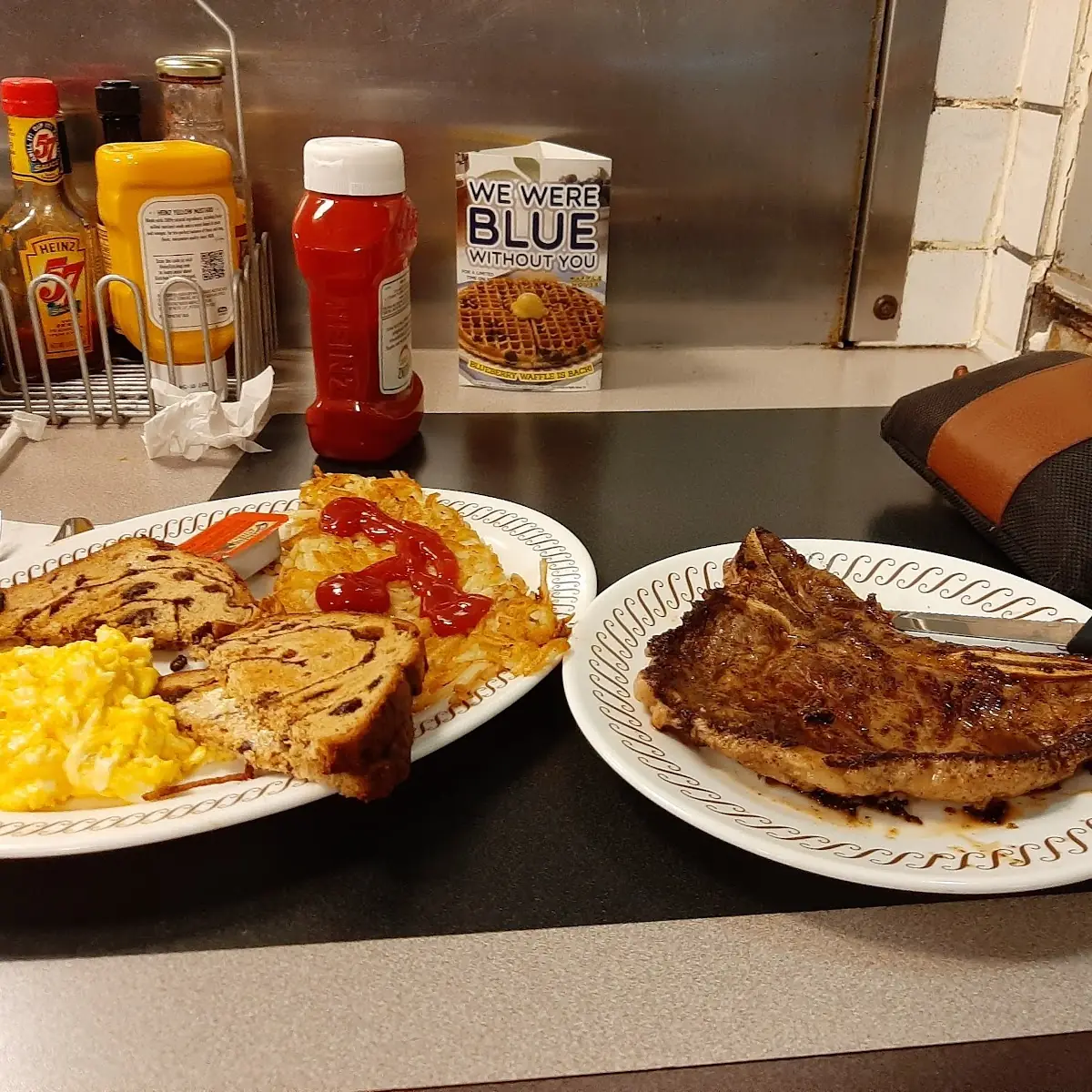 T-Bone Steak & Eggs