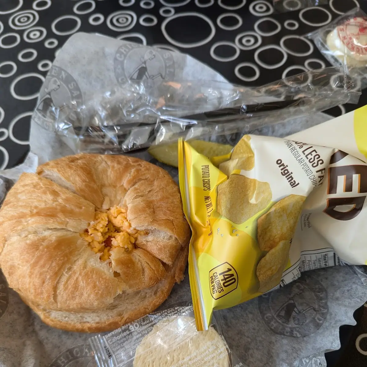 Pimento Cheese Croissant Sandwich