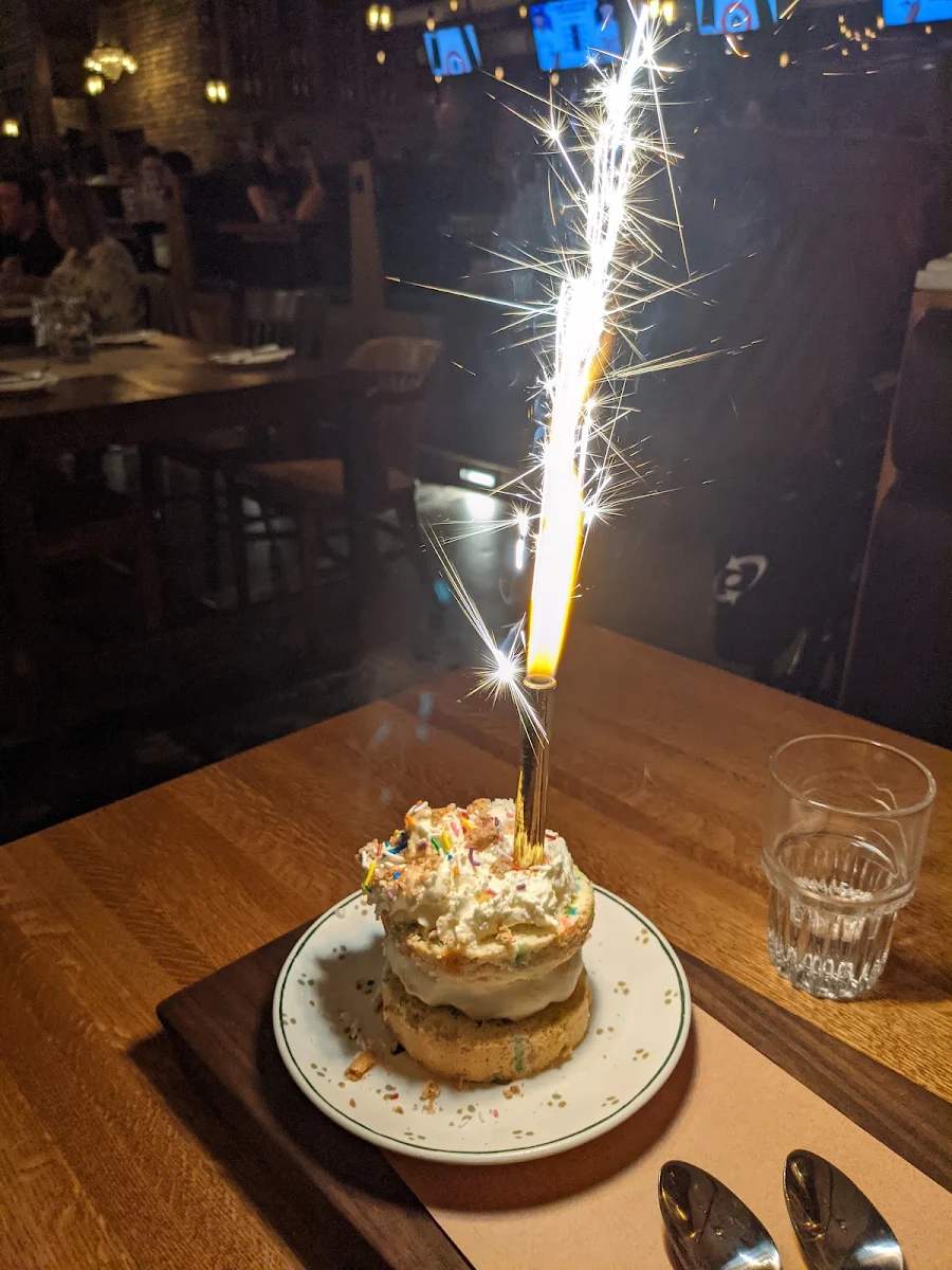Birthday Cake, Scaddabush Italian Kitchen & Bar Whitby