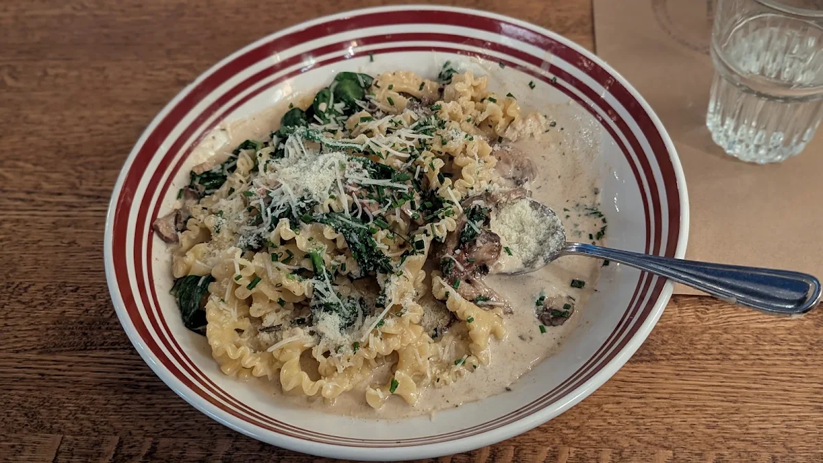 Mushroom Truffle Mafalde, Scaddabush Italian Kitchen & Bar Whitby