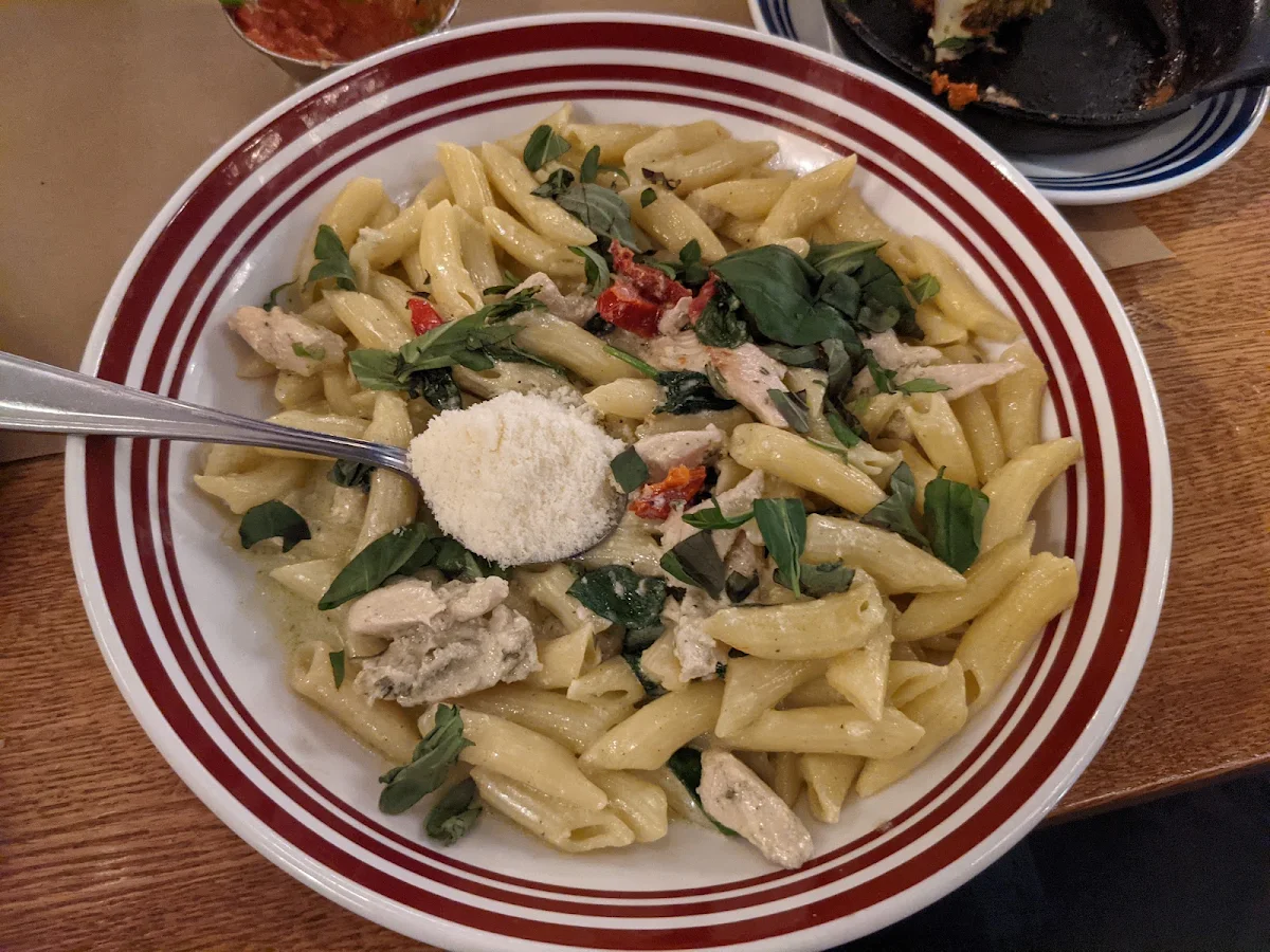 Pesto Pollo Penne, Scaddabush Italian Kitchen & Bar Whitby