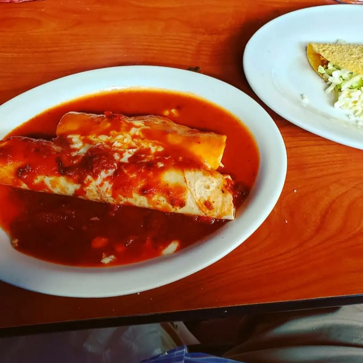 Chicken Burrito Enchilada & Taco