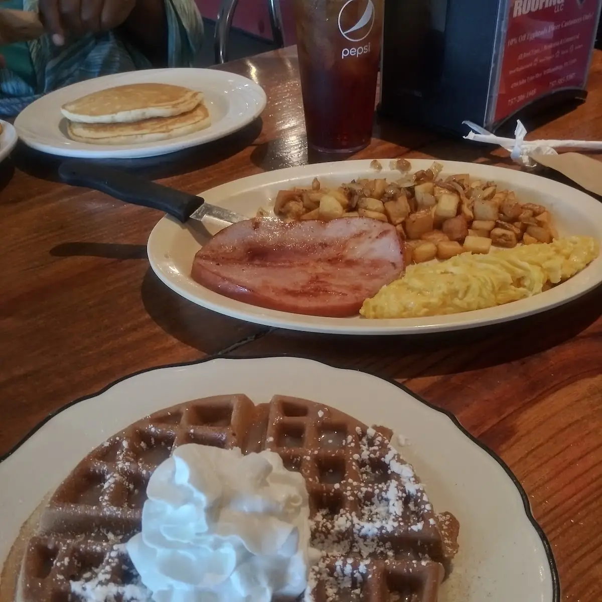 Sweet Stuff Platter w Cinnamon Roll Waffle