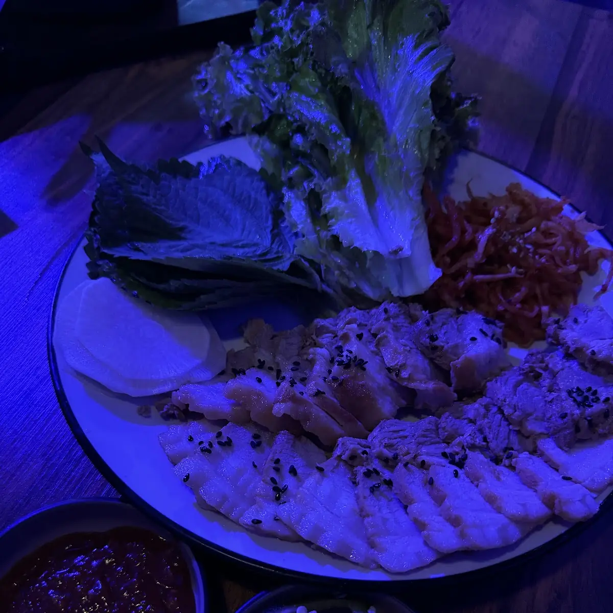 Bossam - Pork Belly Lettuce Wraps